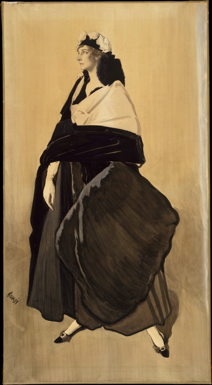Ida Rubinstein, c. 1910 tekijältä Leon Bakst
