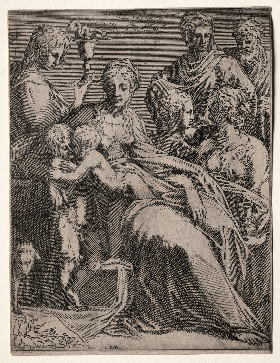 Pyhä keskustelu, 1540-luku. tekijältä Leon Davent