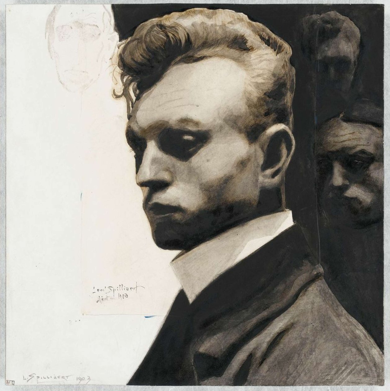 Omakuva, 1903. tekijältä Leon Spilliaert