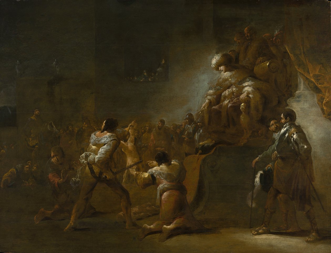 Salomon tuomio, 1640-luku. tekijältä Leonard Bramer