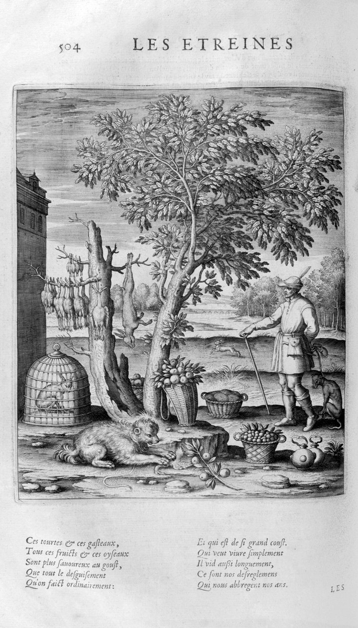 Halaukset, lahja, 1615 tekijältä Leonard Gaultier