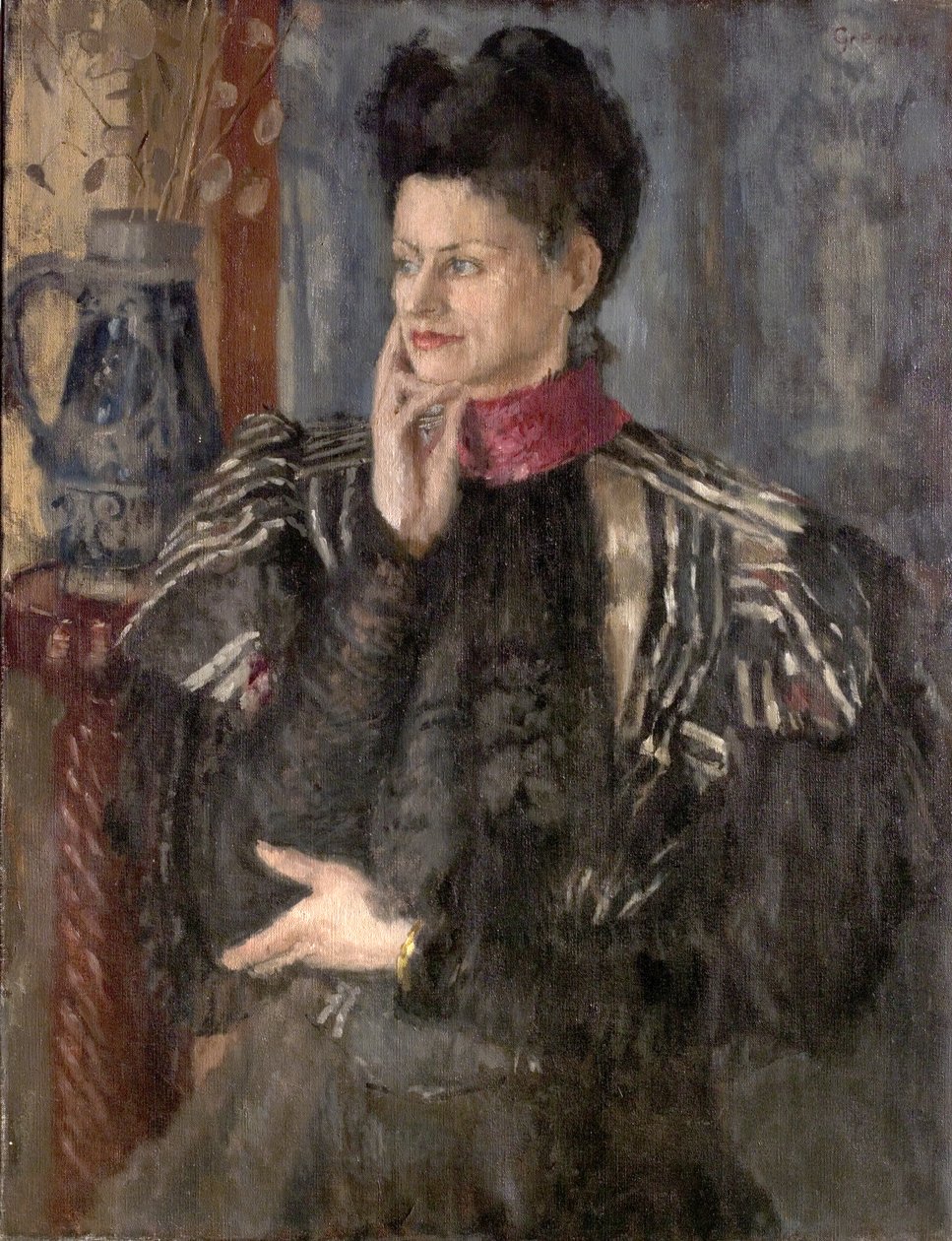 The Worth Bodice (öljy kankaalle) tekijältä Leonard Greaves