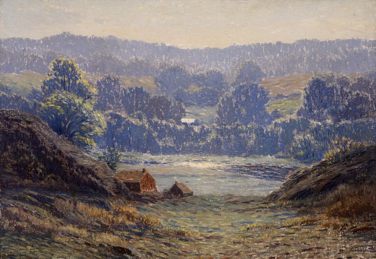 Kesäinen aamu, 1922. tekijältä Leonard Ochtman