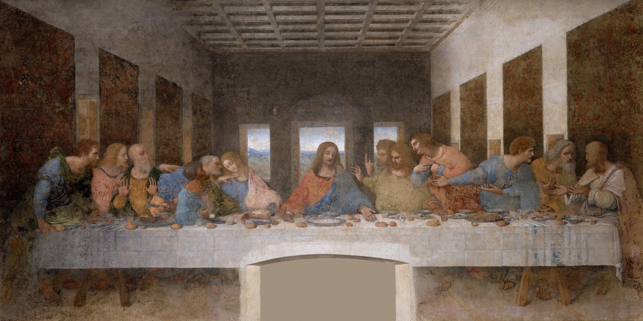 Viimeinen ehtoollinen tekijältä Leonardo da Vinci