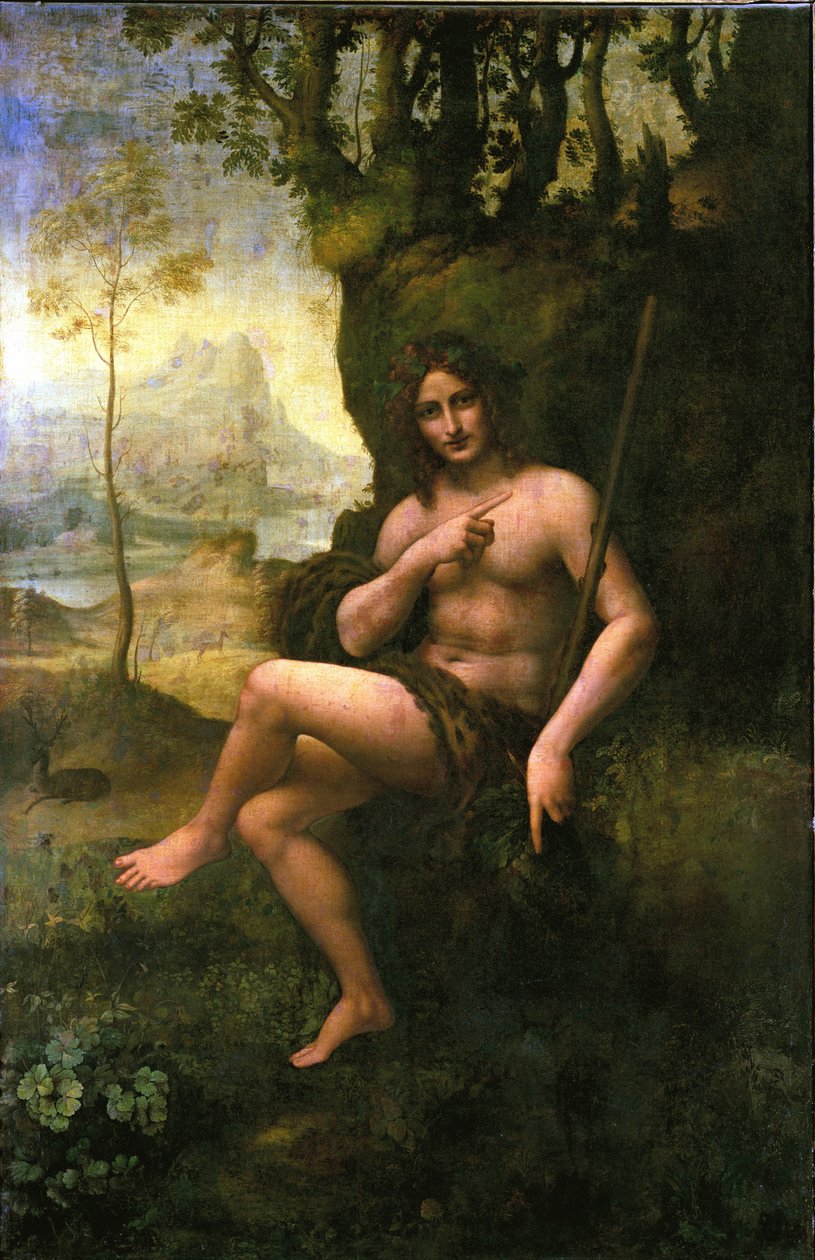 Bacchus, n. 1695 tekijältä Leonardo da Vinci