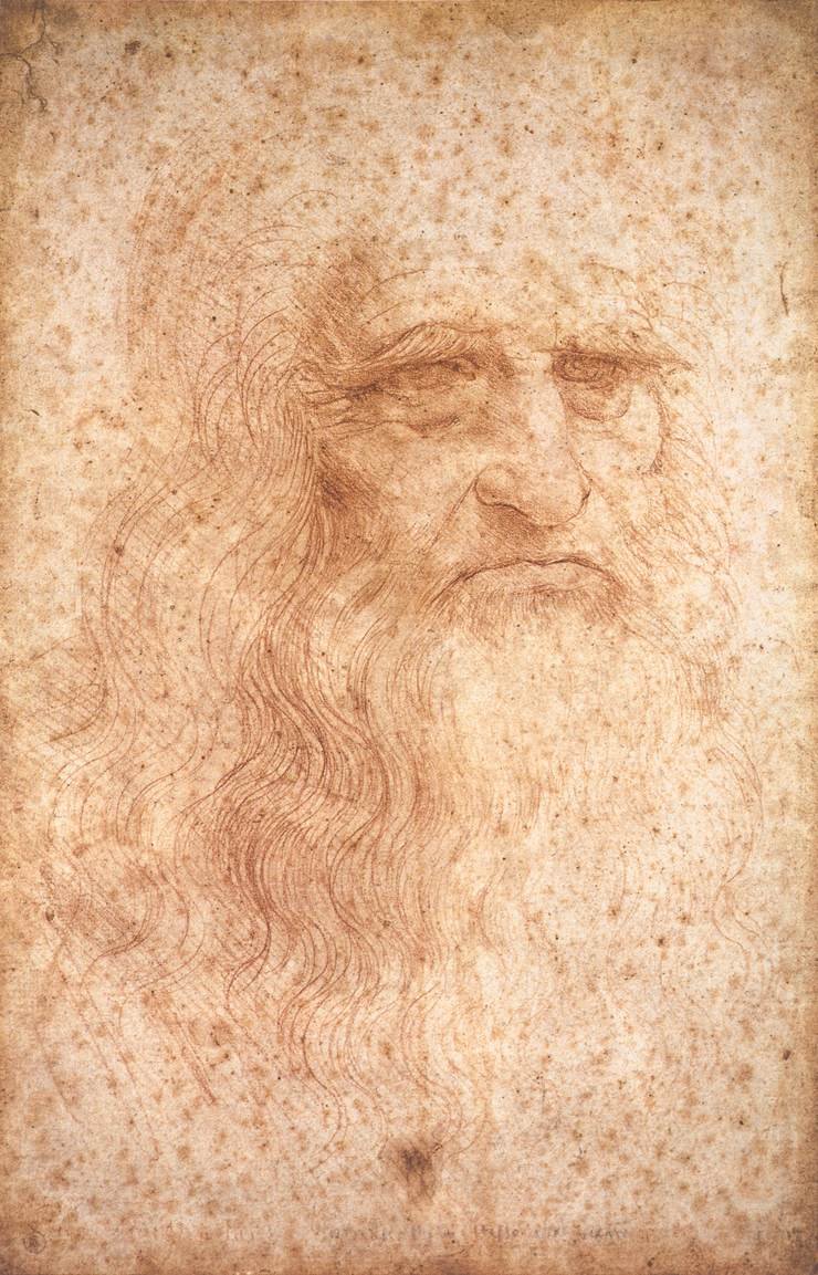 Selbstportrait tekijältä Leonardo da Vinci