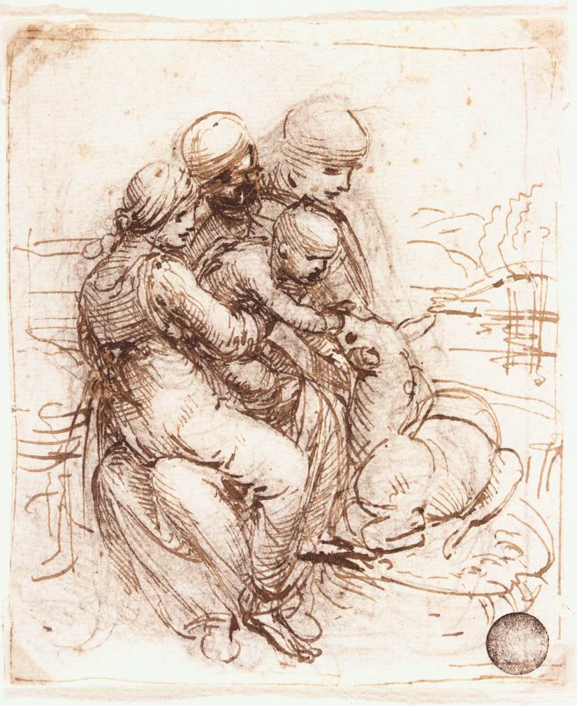 Pyhän Annan tutkimus tekijältä Leonardo da Vinci