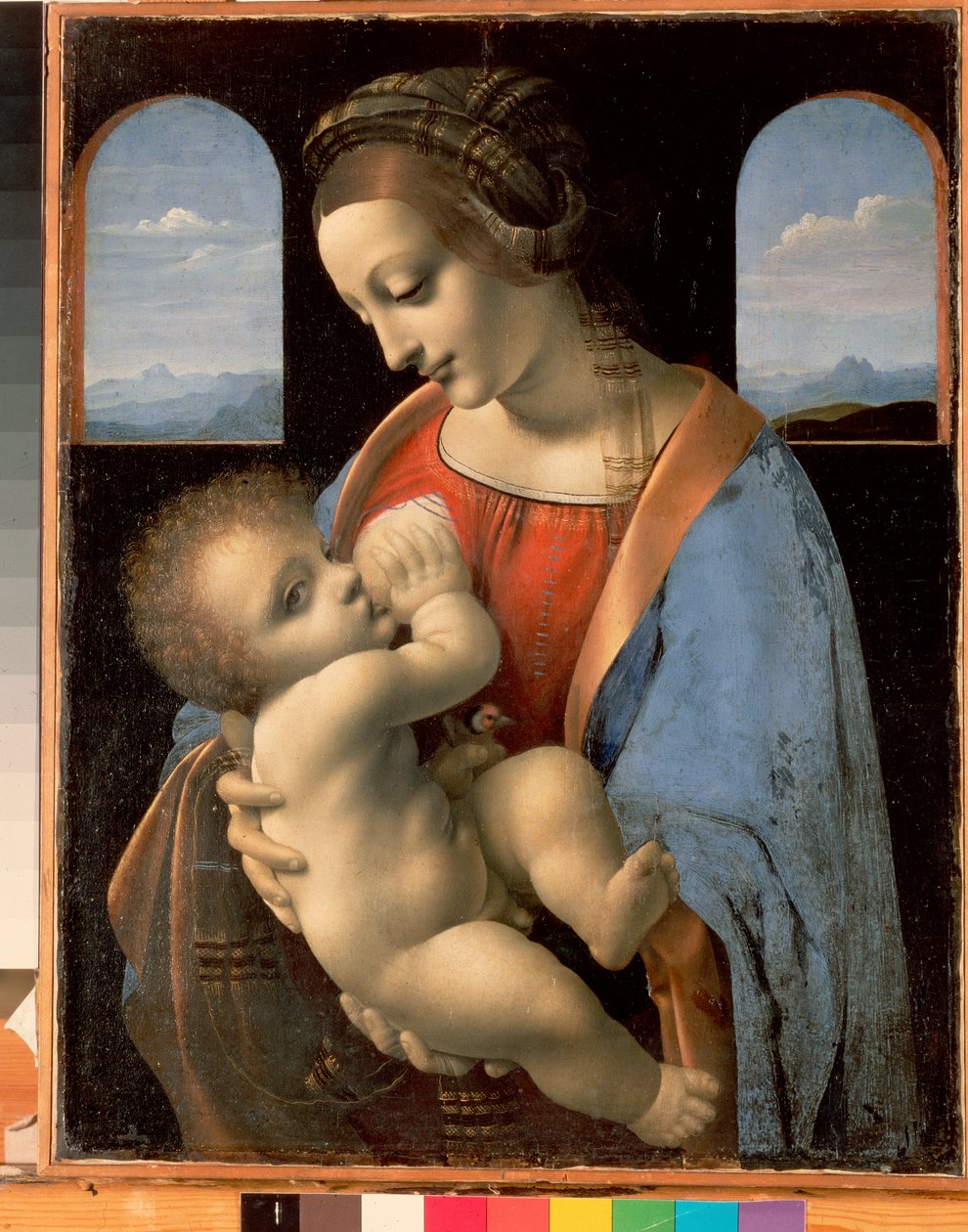 Madonna ja lapsi (The Litta Madonna) tekijältä Leonardo da Vinci