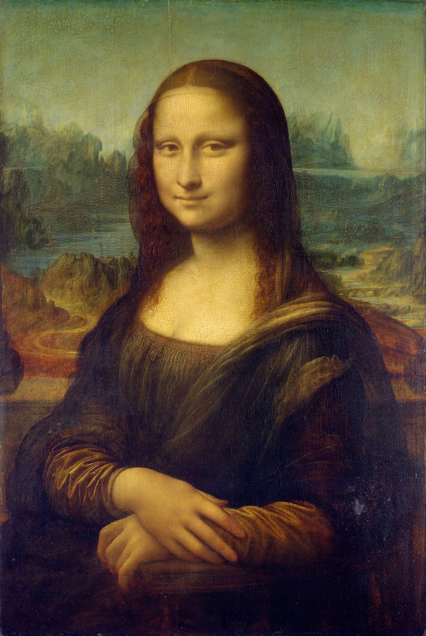Saksan kieli:  Mona Lisa Mona Lisa tekijältä Leonardo da Vinci