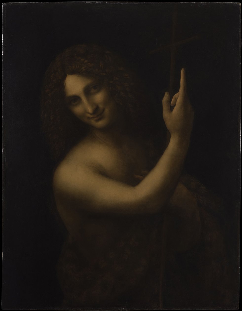 Pyhä Johannes Kastaja, 1513-1516. tekijältä Leonardo da Vinci