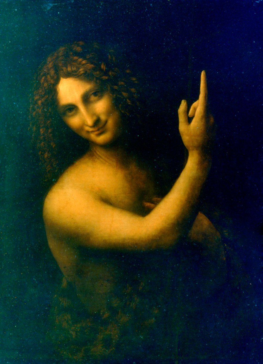 Pyhä Johannes Kastaja, 1513-1516 tekijältä Leonardo da Vinci
