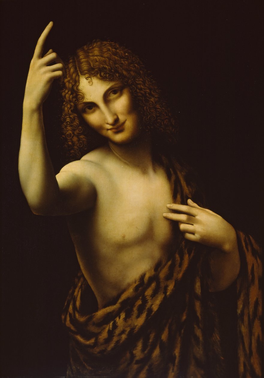 Pyhä Johannes Kastaja, 1500-luku tekijältä Leonardo da Vinci