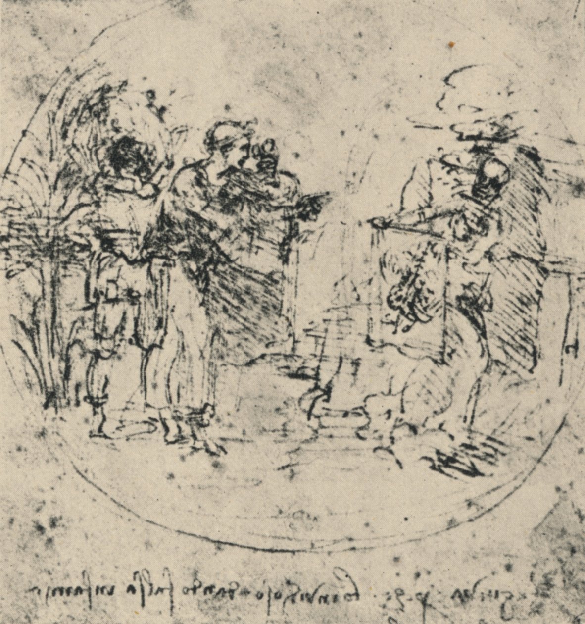 Kateuden paljastaminen, c1480 1945 tekijältä Leonardo da Vinci