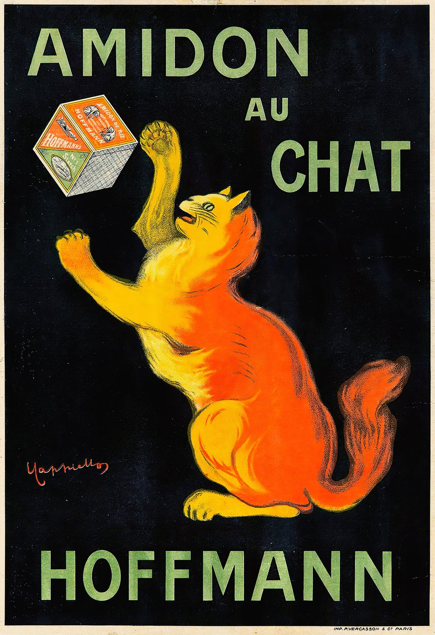 Kissan tärkkelys. tekijältä Leonetto Cappiello
