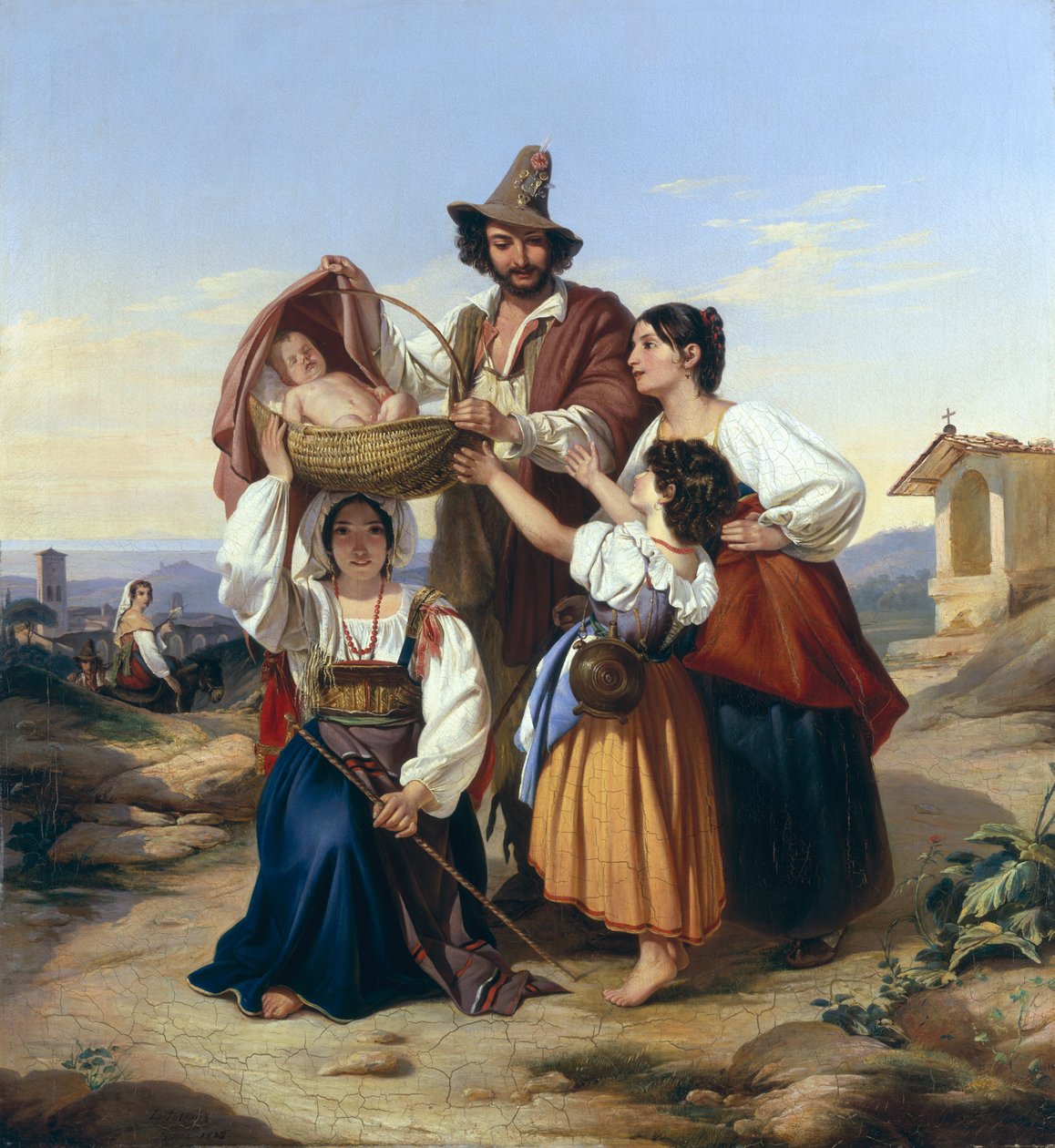 Italialainen paimen, 1835 tekijältä Leopold Pollak