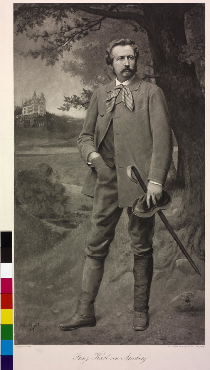 Arenbergin prinssi Karl tekijältä Leopold Stephan (after) Horovitz
