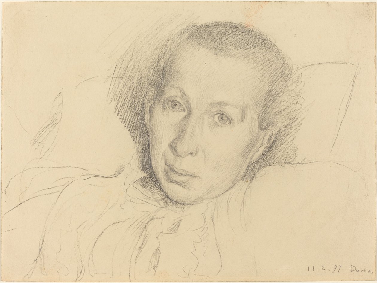 Taiteilijan sisar Marie von Kalckreuth tekijältä Leopold von Kalckreuth