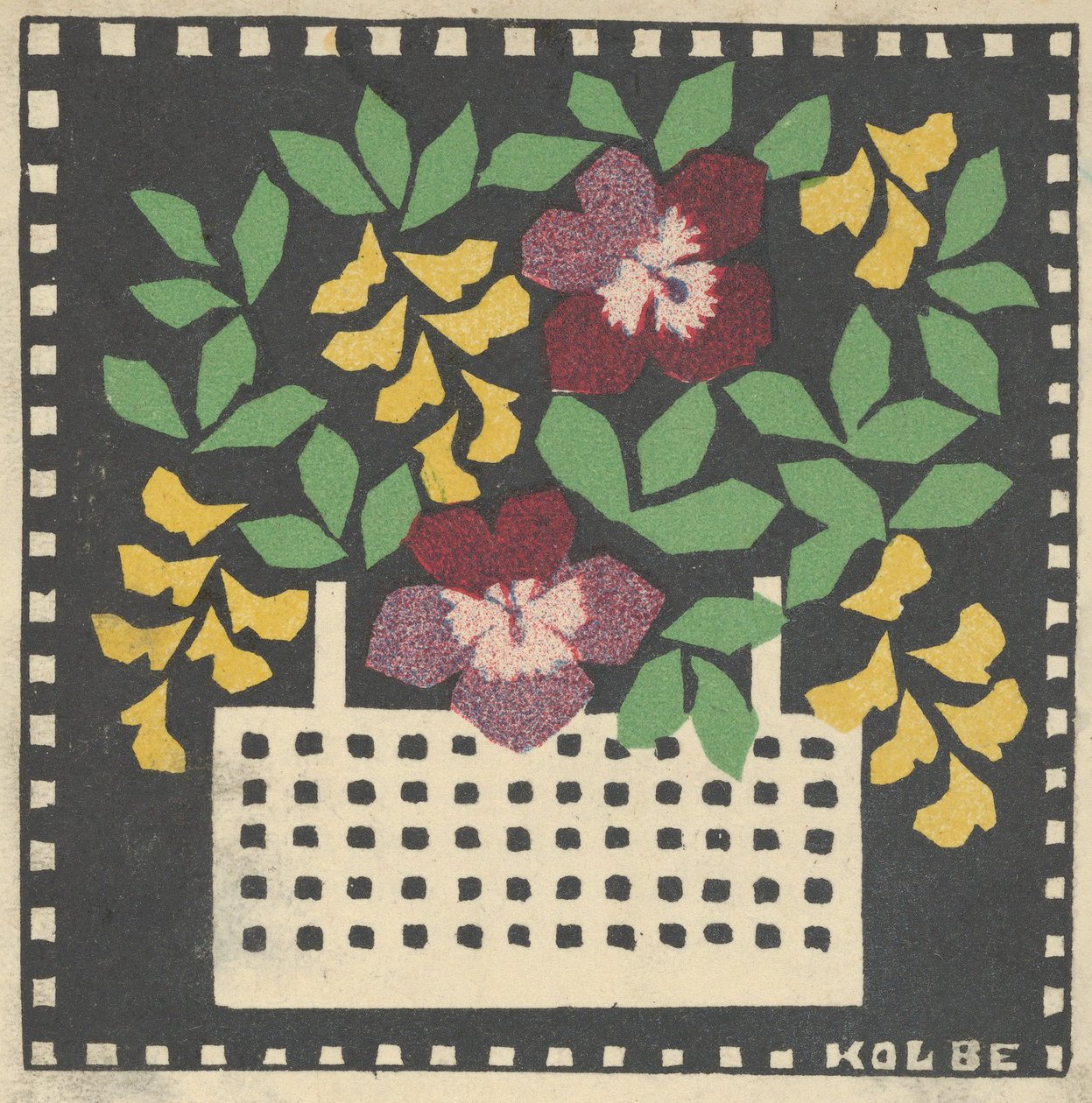 Kukkakori, 1907. tekijältä Leopoldine Kolbe