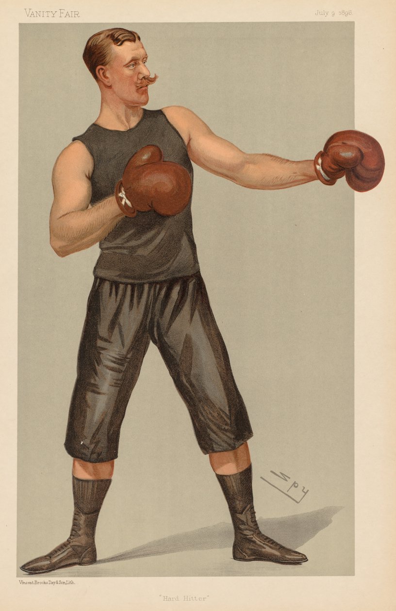 Vanity Fair: Hard Hitter, 1896. tekijältä Leslie Matthew