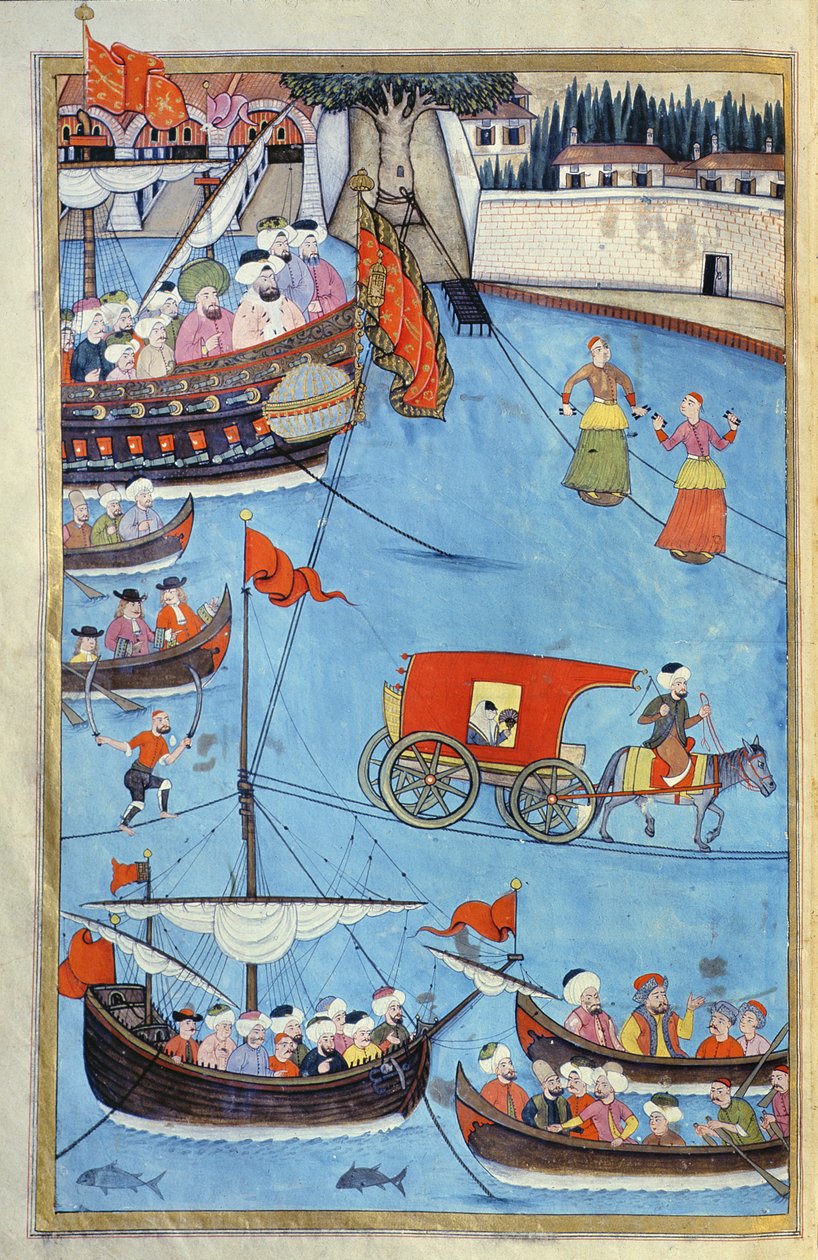 TSM A.3593 Merimiesjuhla ennen sulttaani Ahmed III:a (1673-1736), Vehbin 