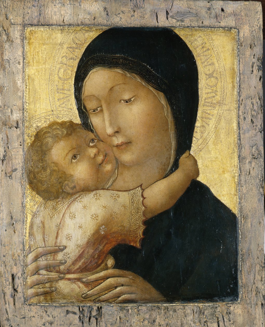 Madonna ja lapsi, n. 1470 (tempera poppelipuulla) tekijältä Liberale da Verona