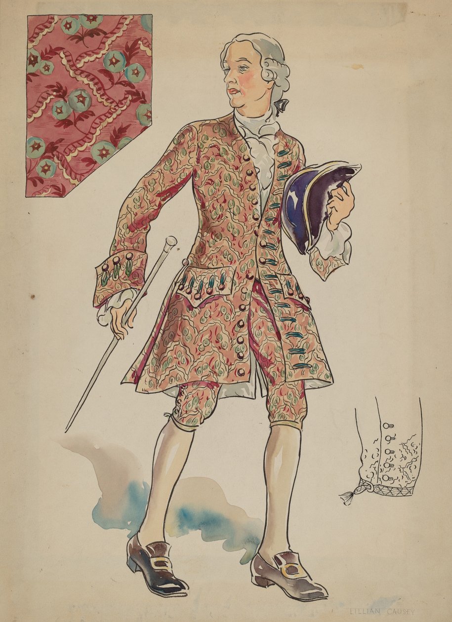 Miesten puku, c. 1936. tekijältä Lillian Causey