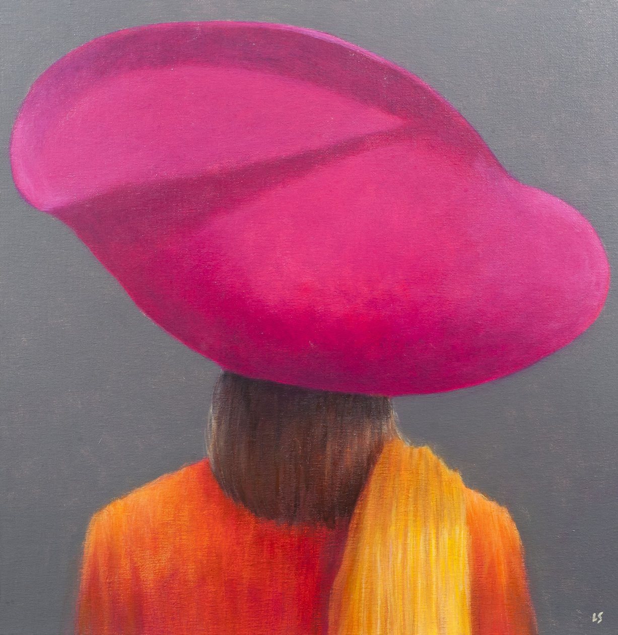Magenta hattu, sahramitakki, 2014 tekijältä Lincoln Seligman