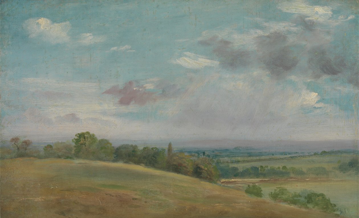 Maisema lähellä Dedhamia, vuosina 1849–1855. tekijältä Lionel Constable