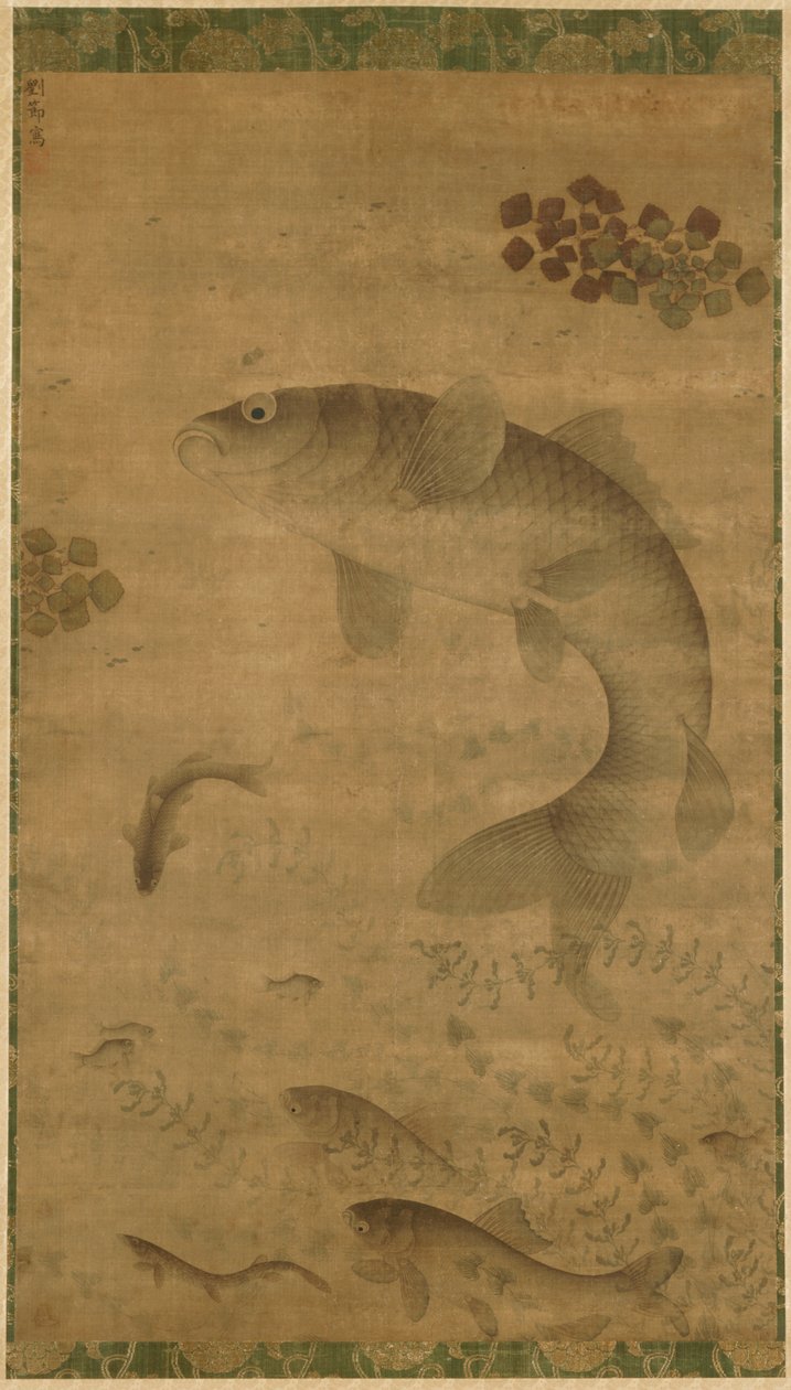 Hyppäävä karppi, 1368-1644. tekijältä Liu Jie