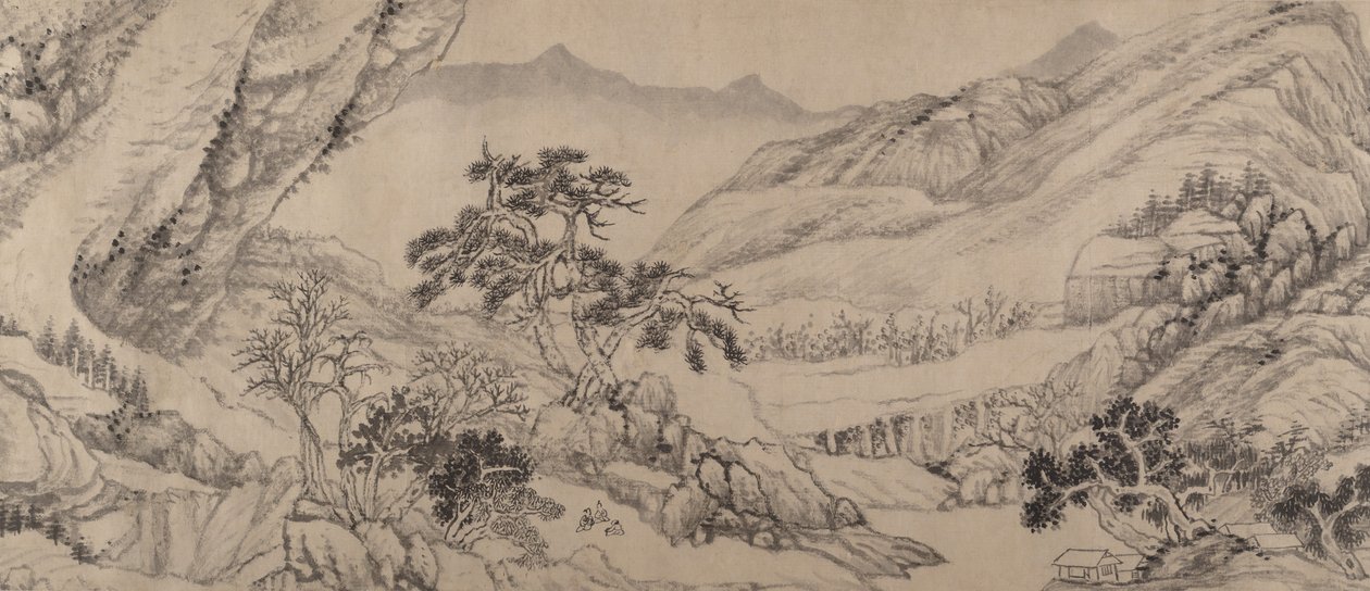 Matkalla purojen ja vuorten keskellä, 1680. tekijältä Liu Yu