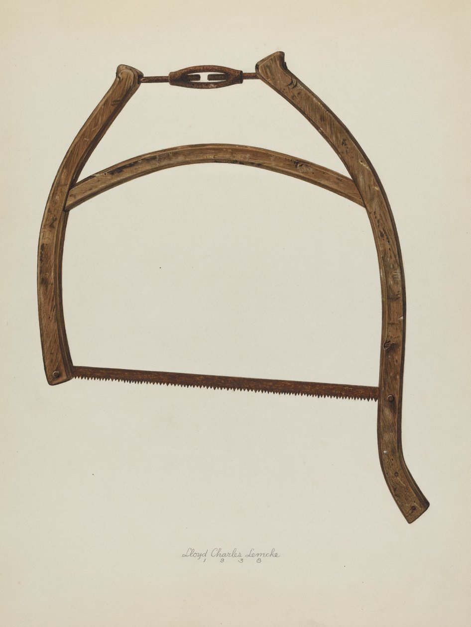 Buck Saw, 1938. tekijältä Lloyd Charles Lemcke