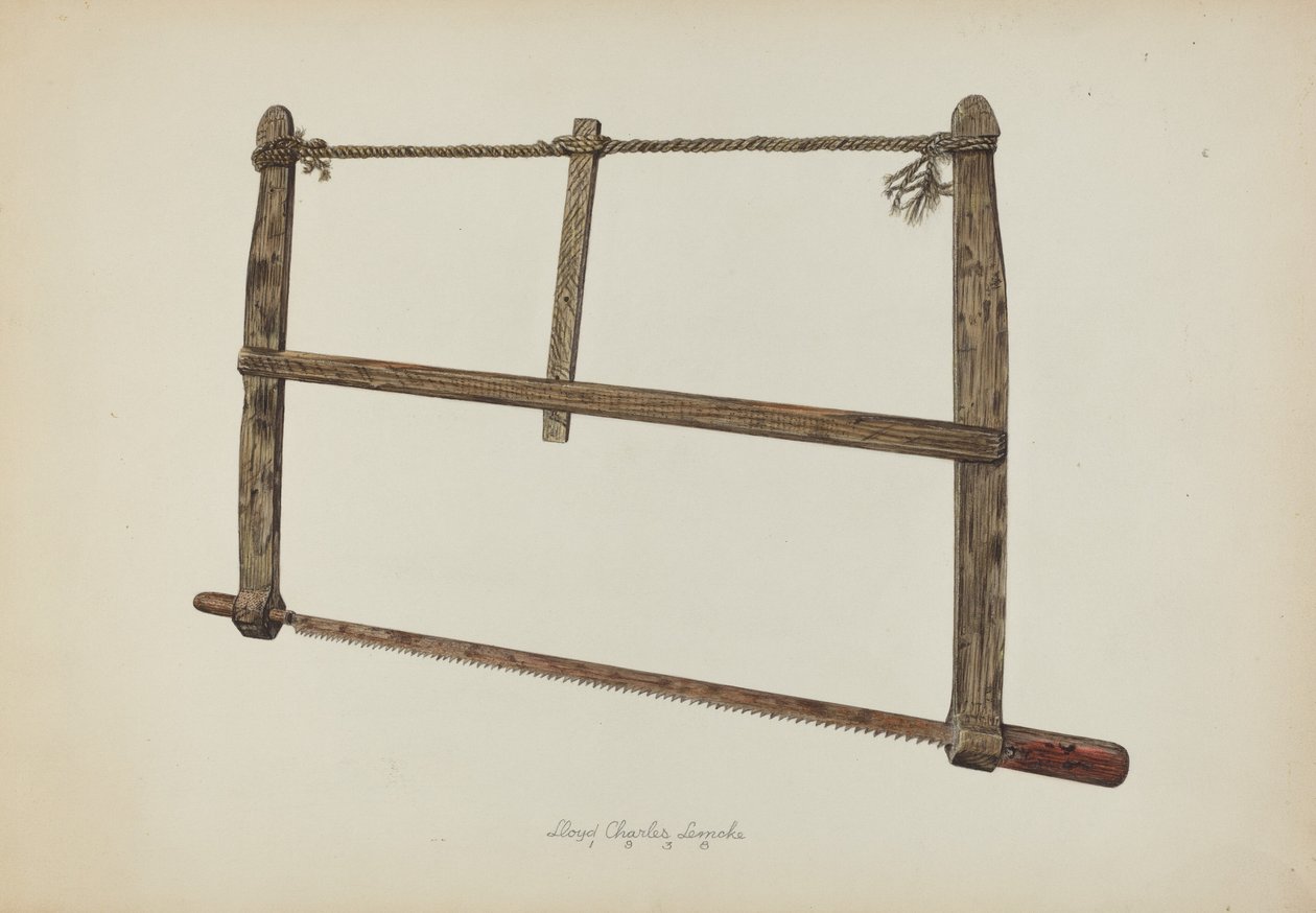 Coopersmith Saw, 1938. tekijältä Lloyd Charles Lemcke