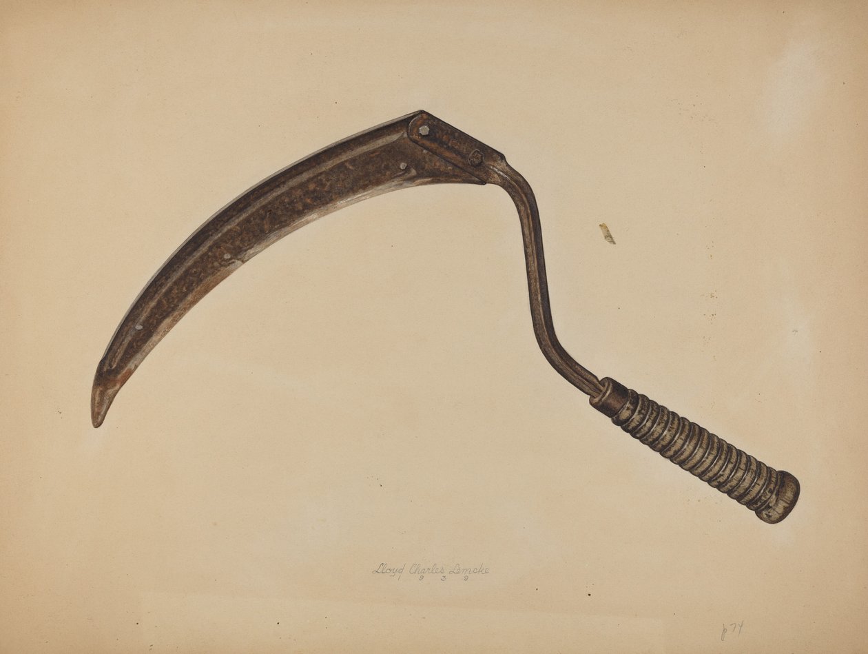 Käsisirppi, 1939. tekijältä Lloyd Charles Lemcke