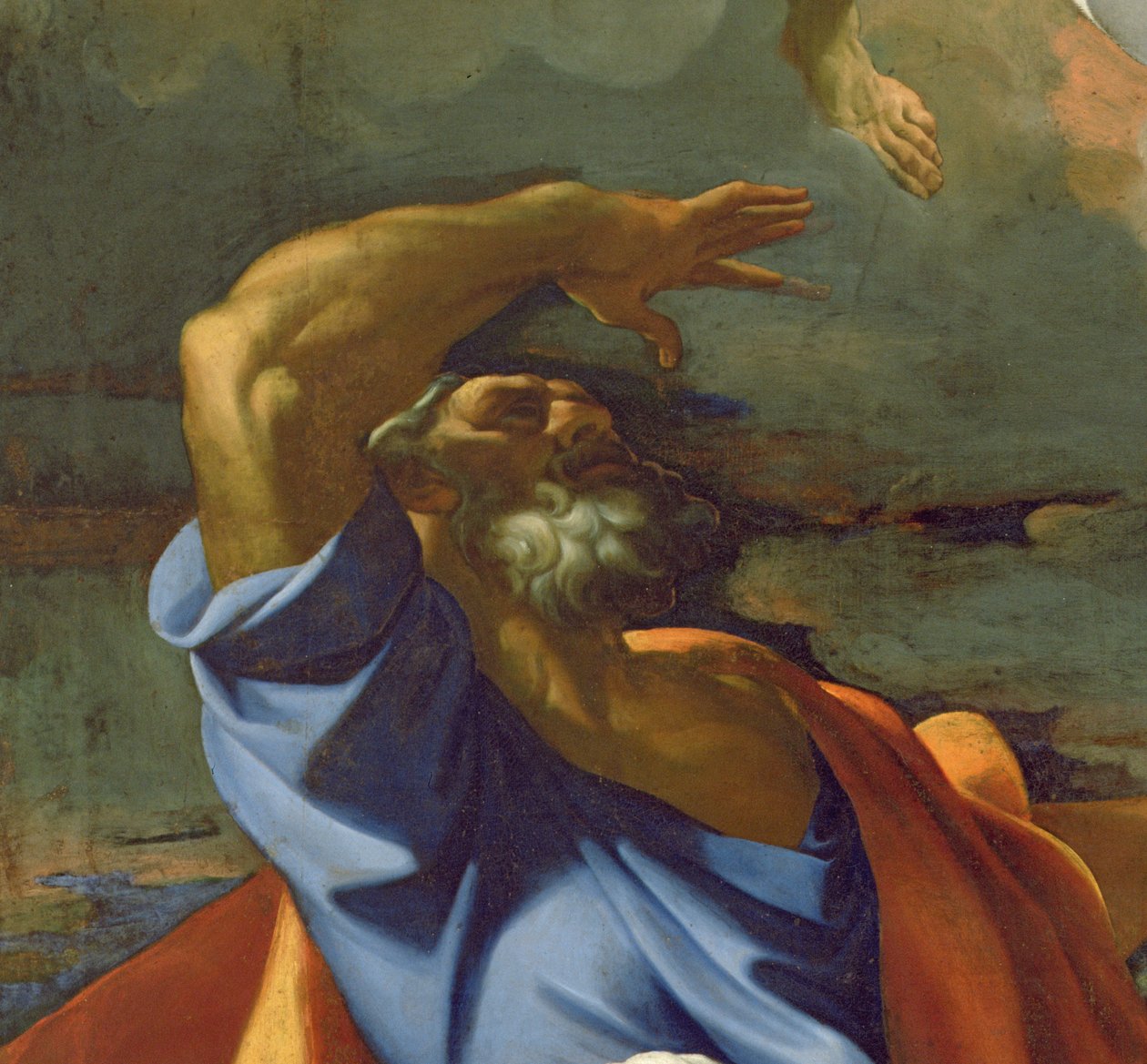 The Transfiguration, 1594-95 (yksityiskohta 169046) tekijältä Lodovico Carracci