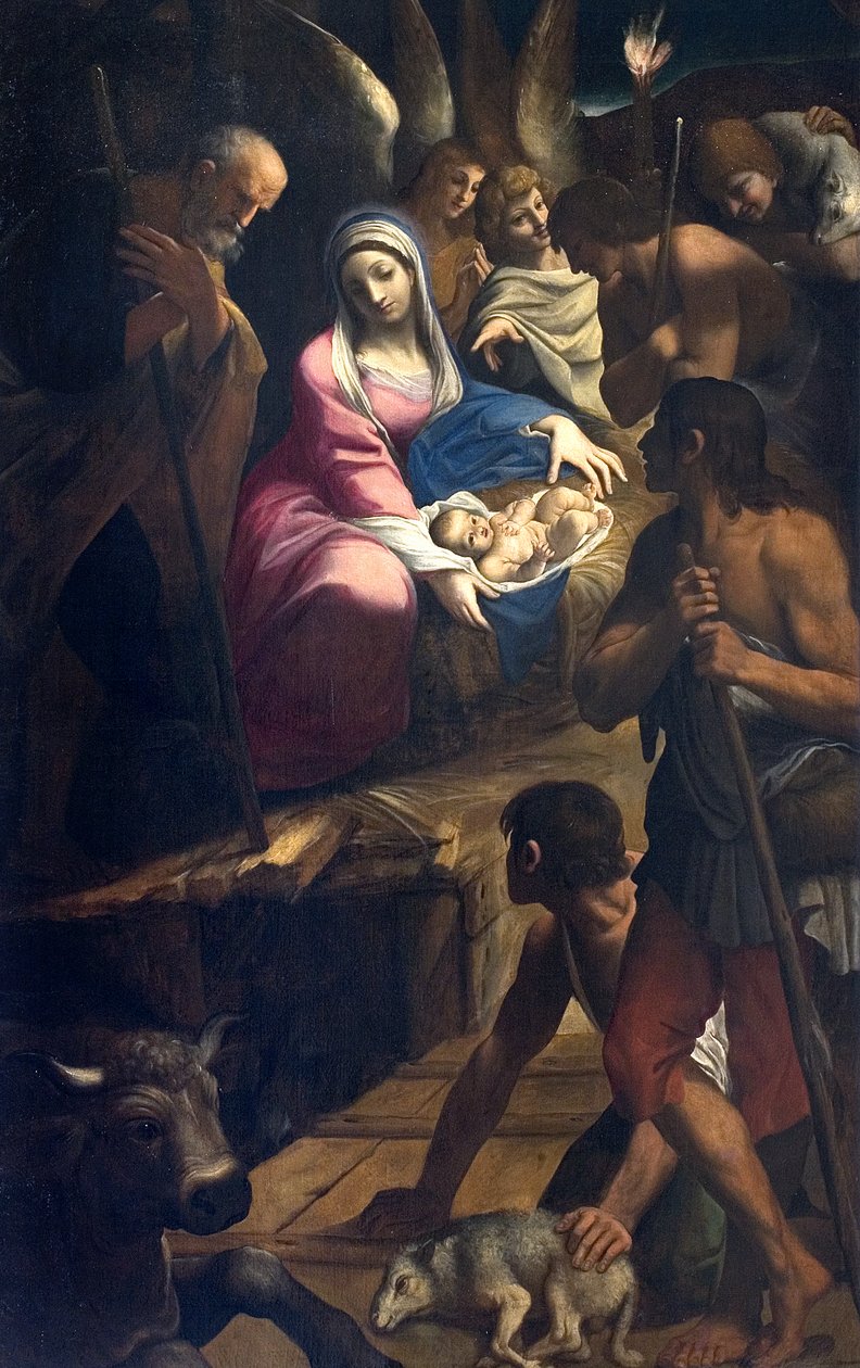 Paimenten palvonta tekijältä Lodovico Carracci