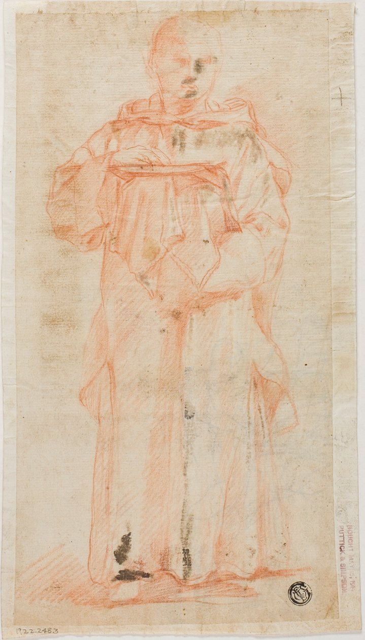 Monjo dempeus Holding Host i Palenfinnish tekijältä Lodovico Carracci
