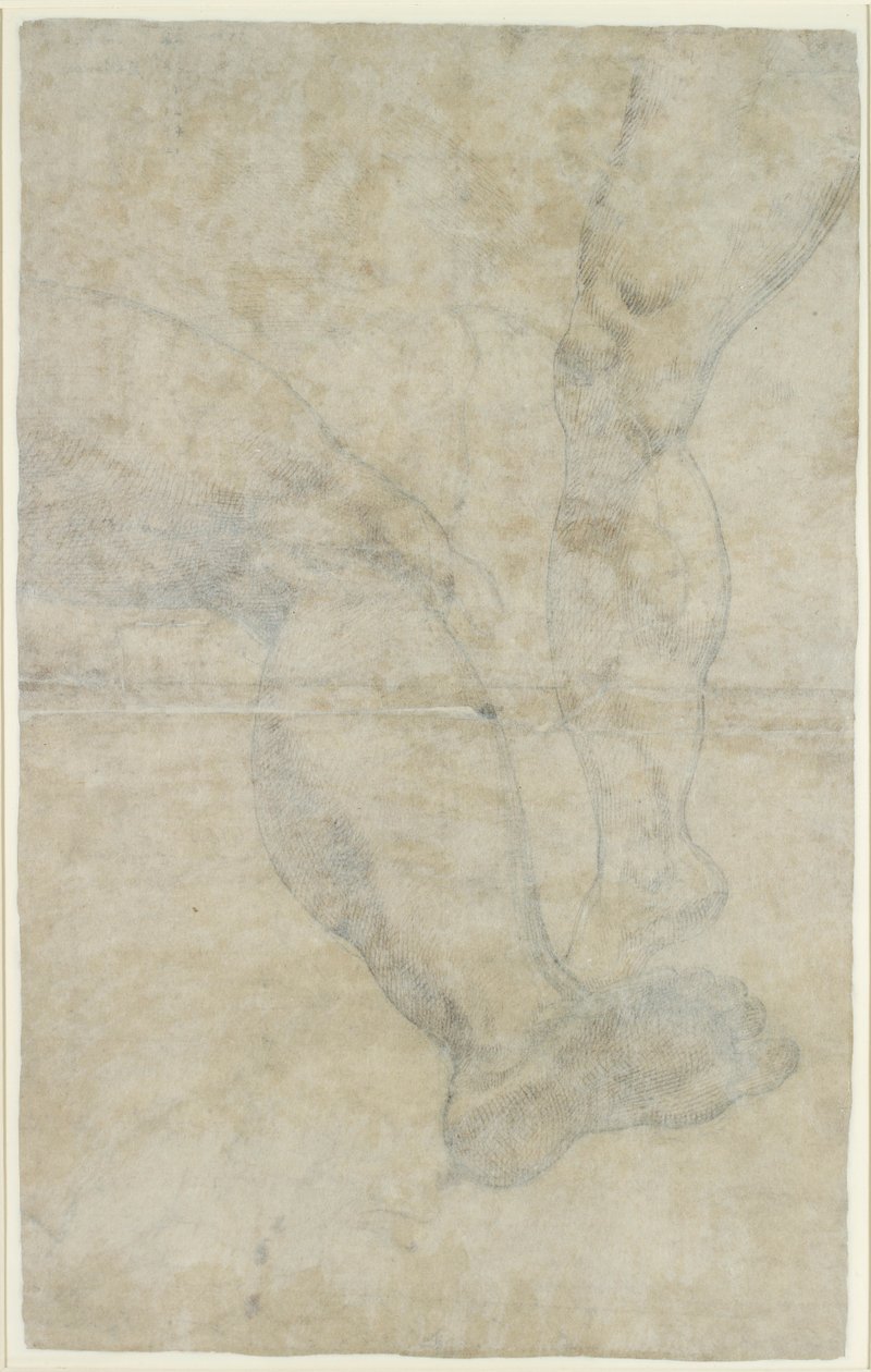 Tutkimukset kahdesta jalkaparista, c1575-1615 tekijältä Lodovico Carracci