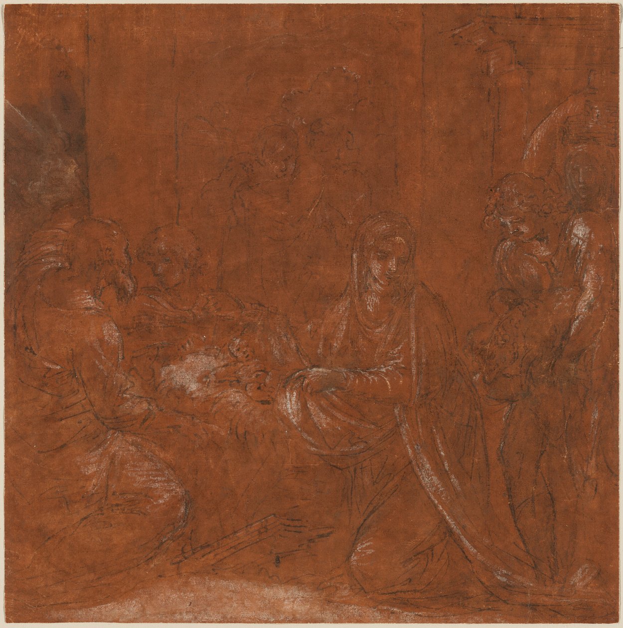 Paimenten palvonta tekijältä Lodovico Carracci