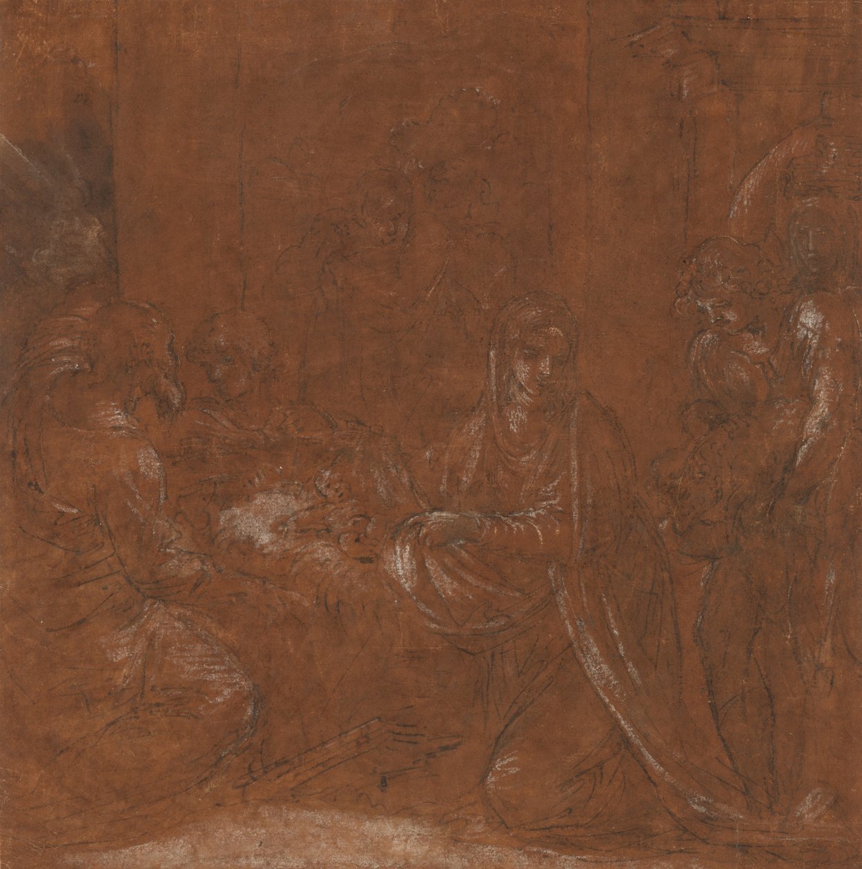 Paimenten palvonta, 1611-1212 tekijältä Lodovico Carracci