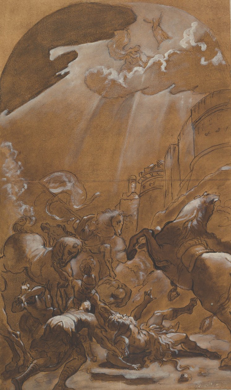 Pyhän Paavalin kääntymys, n. 1587-89. tekijältä Lodovico Carracci