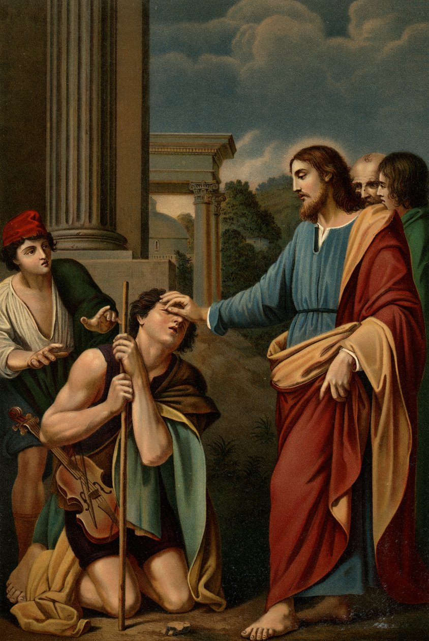Sokean parantaminen tekijältä Lodovico after Carracci