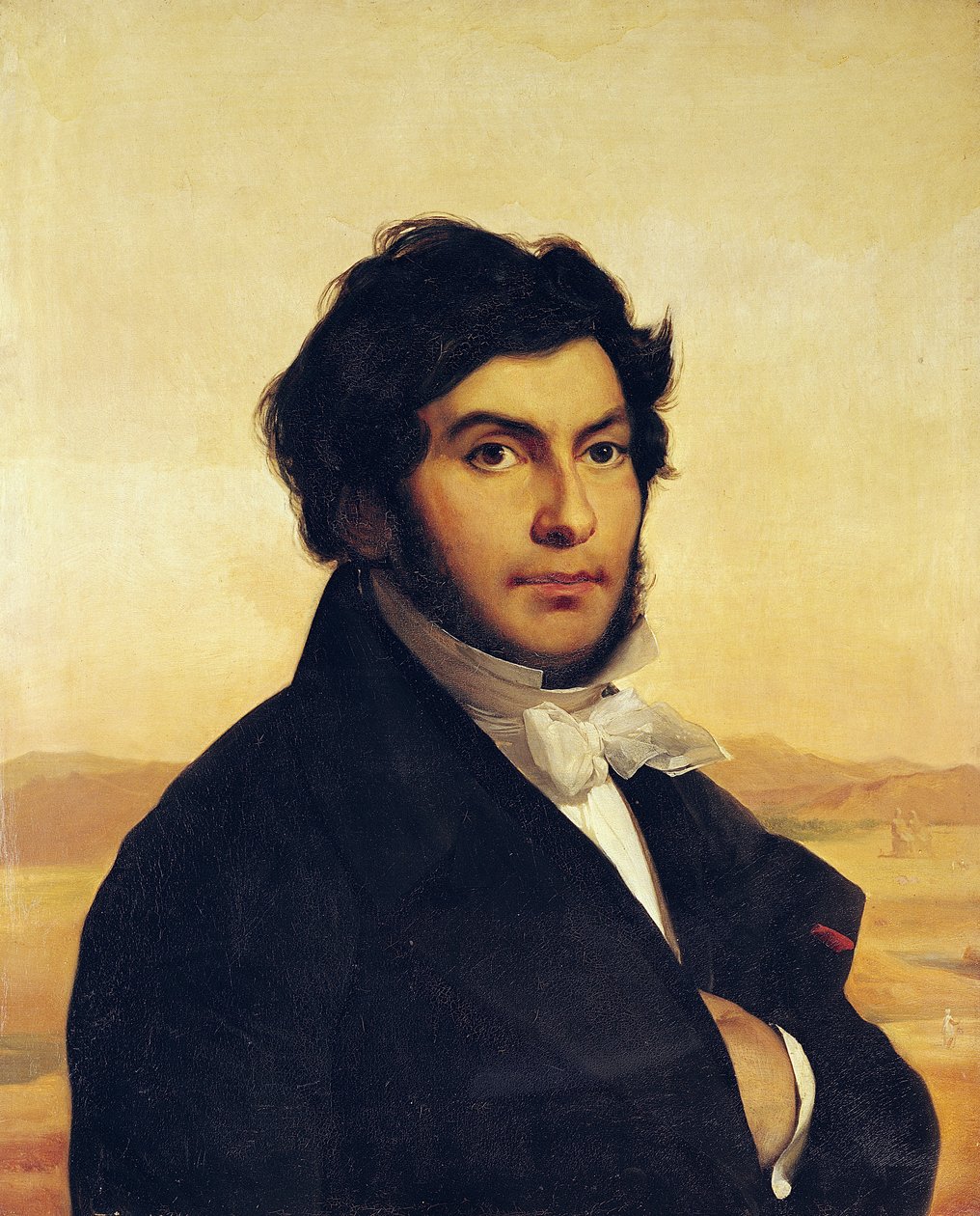 Jean-Francois Champollionin (1790-1832) muotokuva 1831 tekijältä Léon Cogniet