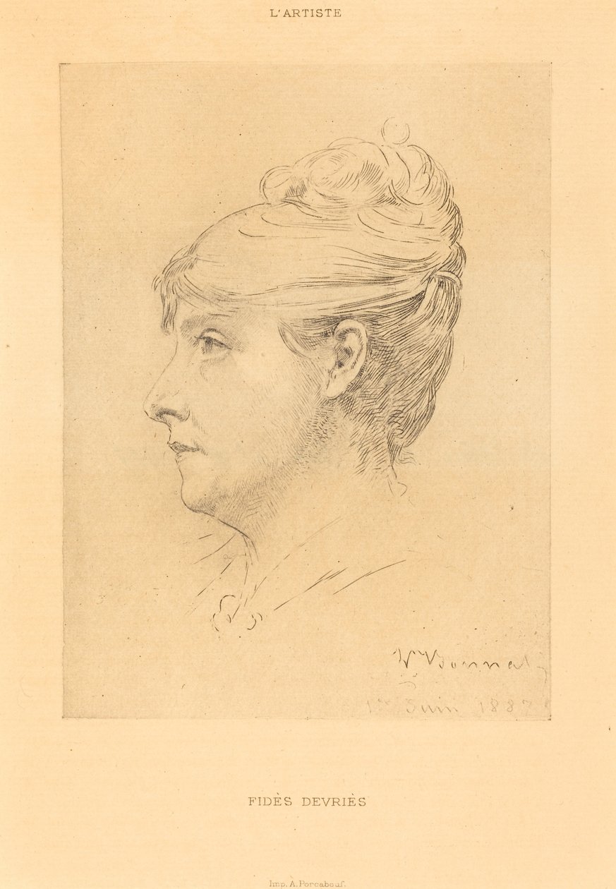 Fides Devries tekijältä Léon Bonnat