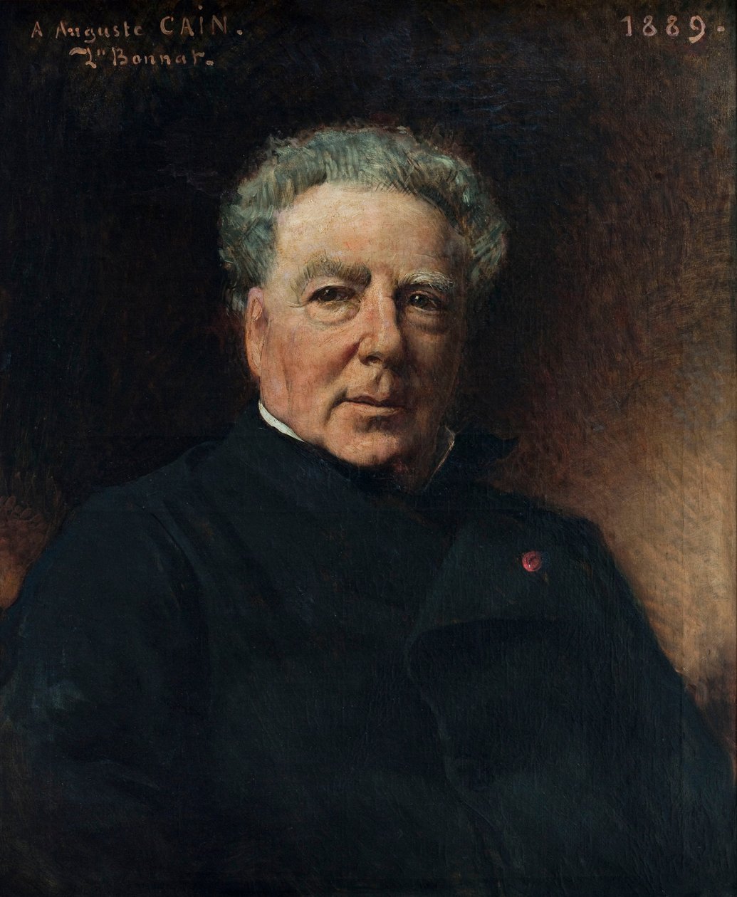 Auguste-Nicolas Cainin muotokuva 1821-1894, 1889. tekijältä Léon Bonnat