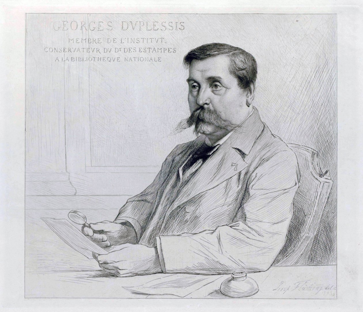 Georges Duplessis tekijältä Leopold Flameng