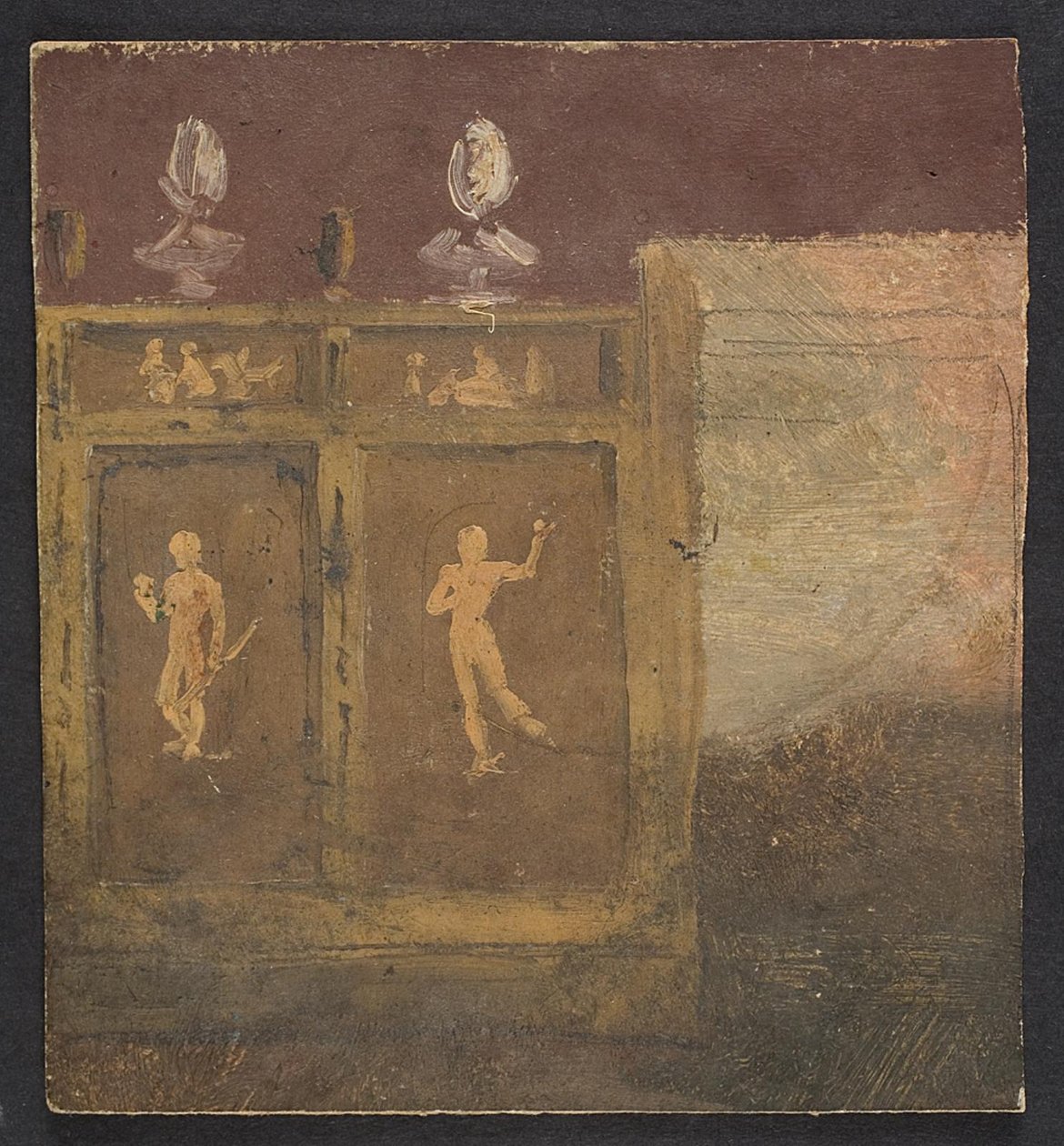 Valhøjin seinäkoristeet 1838/1839 tekijältä Lorenz Frølich
