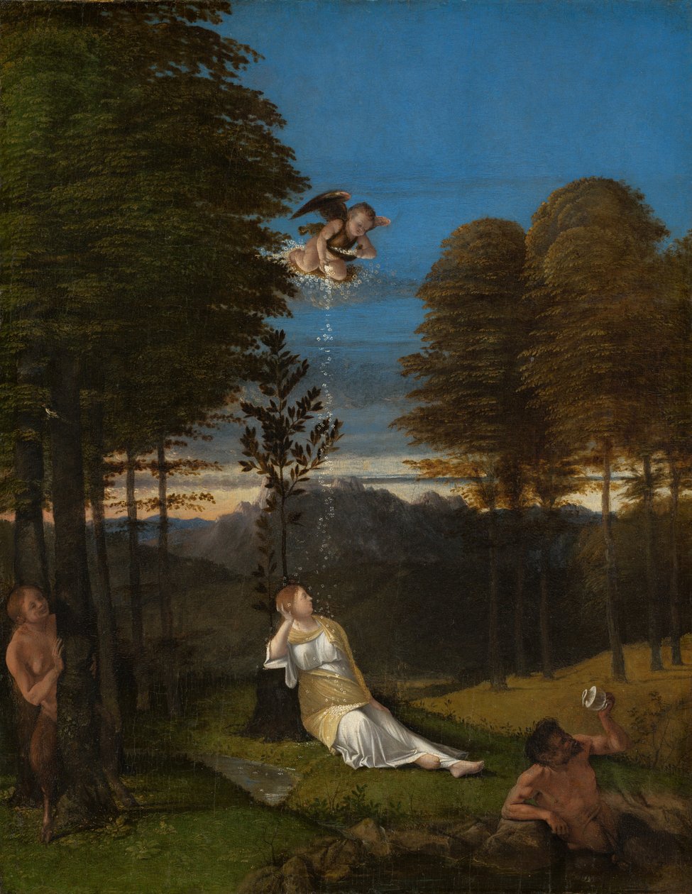 Siveyden allegooria, c. 1505. tekijältä Lorenzo Lotto