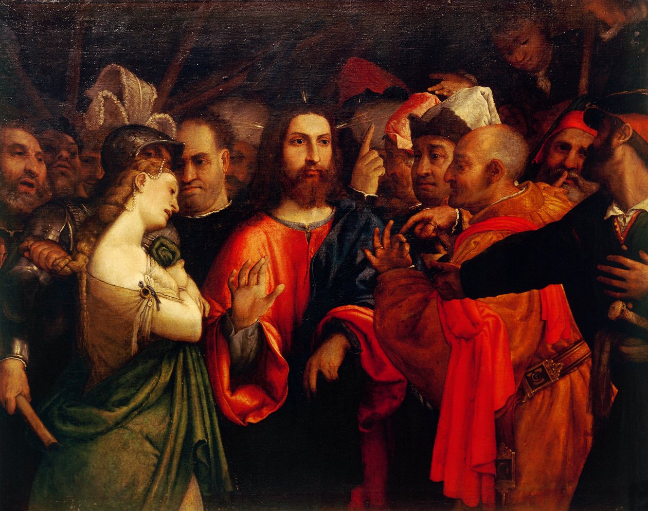 Kristus ja avionrikkoja tekijältä Lorenzo Lotto