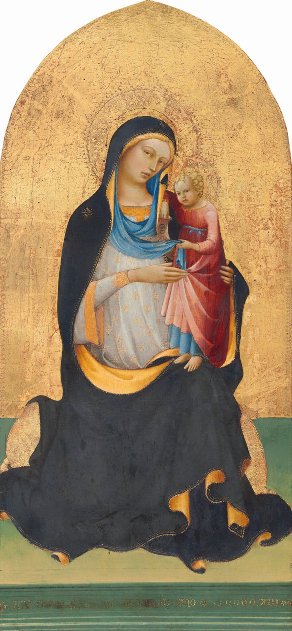 Madonna ja lapsi, 1413. tekijältä Lorenzo Monaco