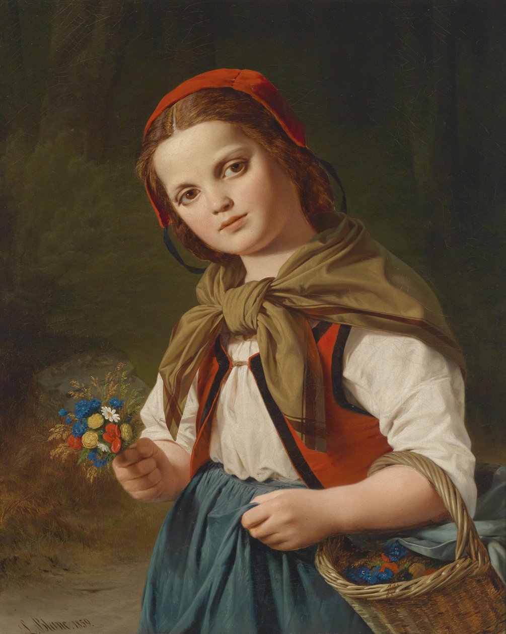 Blumenmädchen (Rotkäppchen) tekijältä Louis Ammy Blanc